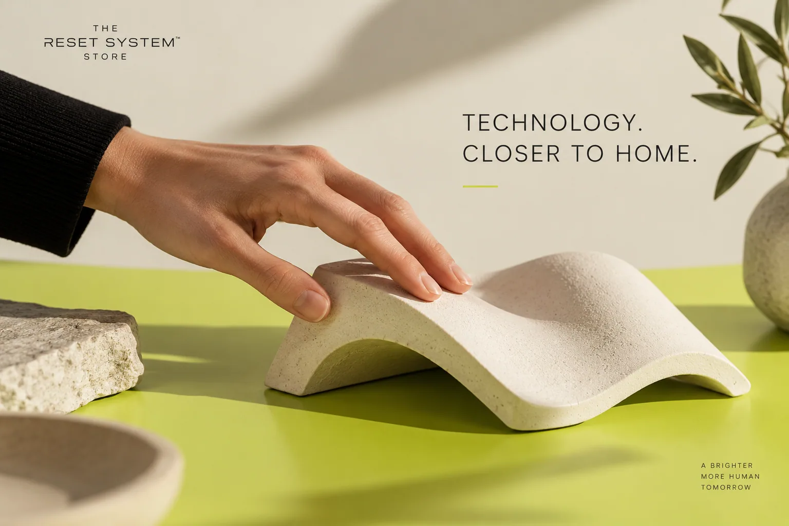 Technology closer to home brand message
